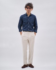 Finamoreアルモ コットンブロード カッタウェイカラーシャツ【SIMONE/BALI】mb_ma
