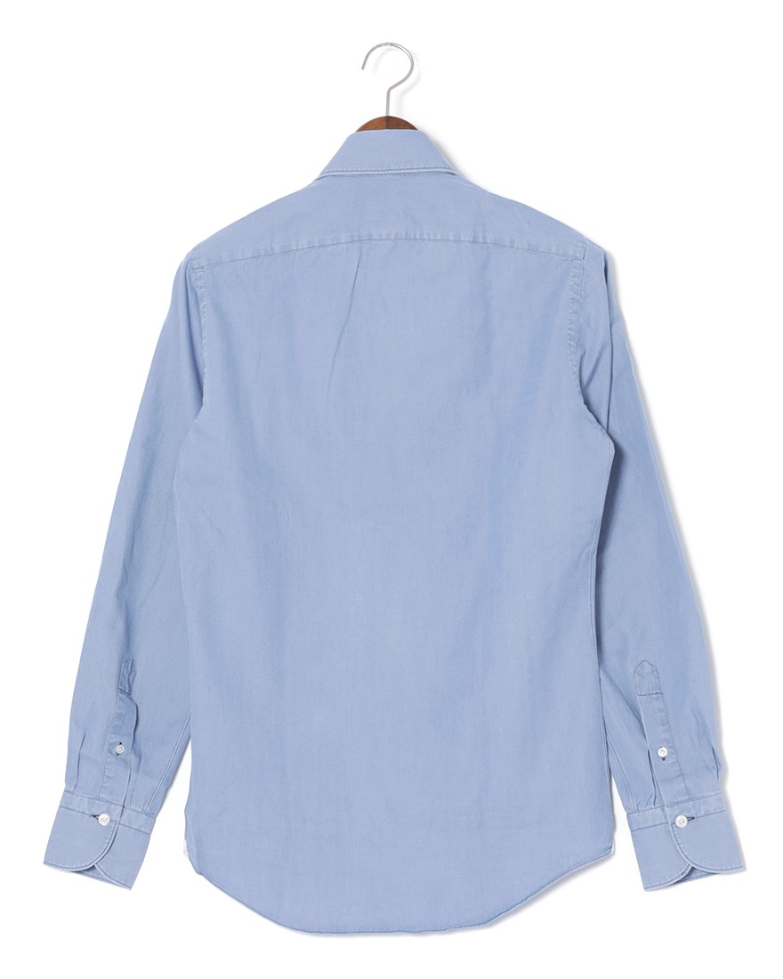 Finamoreクラシックデニム カッタウェイシャツ【SIMONE/J/BALI】01l