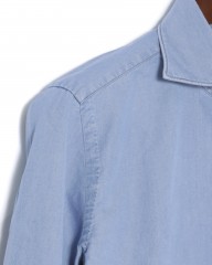 Finamoreクラシックデニム カッタウェイシャツ【SIMONE/J/BALI】mb_04l