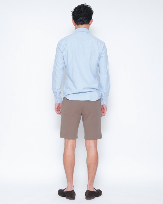 Finamoreコットン ウエスタン ワイドカラー シャツ【BAL78W/J/LUIGI】03l