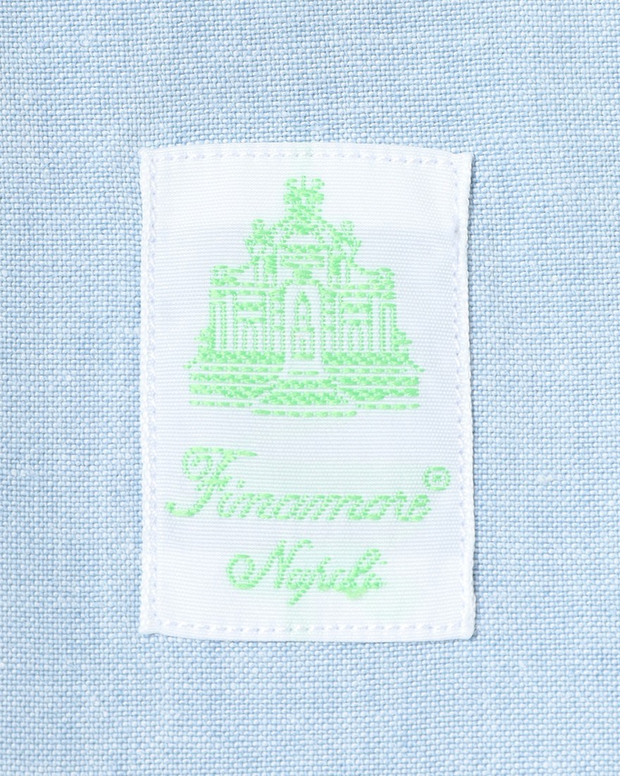 Finamoreコットン ウエスタン ワイドカラー シャツ【BAL78W/J/LUIGI】11l