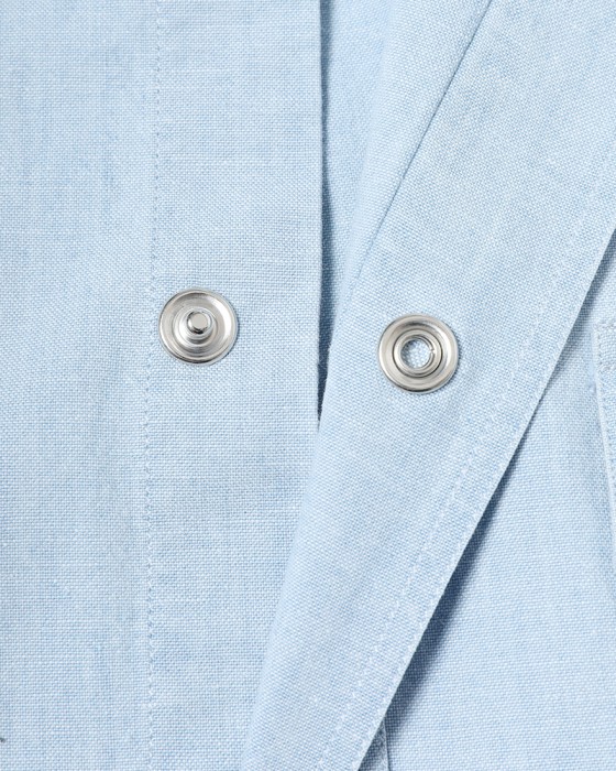 Finamoreコットン ウエスタン ワイドカラー シャツ【BAL78W/J/LUIGI】14l