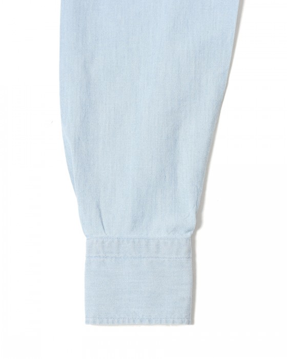 Finamoreコットン ウエスタン ワイドカラー シャツ【BAL78W/J/LUIGI】17l