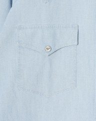 Finamoreコットン ウエスタン ワイドカラー シャツ【BAL78W/J/LUIGI】mb_07l