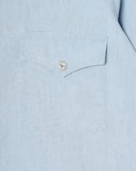 Finamoreコットン ウエスタン ワイドカラー シャツ【BAL78W/J/LUIGI】mb_08l