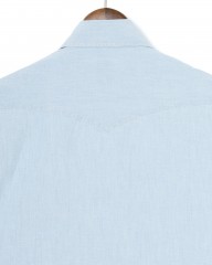 Finamoreコットン ウエスタン ワイドカラー シャツ【BAL78W/J/LUIGI】mb_10l