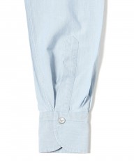 Finamoreコットン ウエスタン ワイドカラー シャツ【BAL78W/J/LUIGI】mb_18l