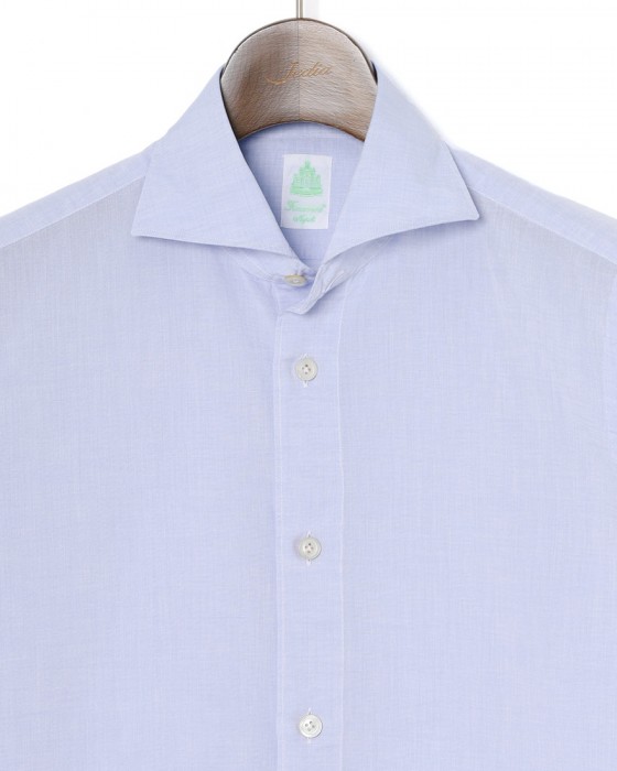 Finamoreコットンリネン カッタウェイシャツ【SIMONE/J/BALI】06l