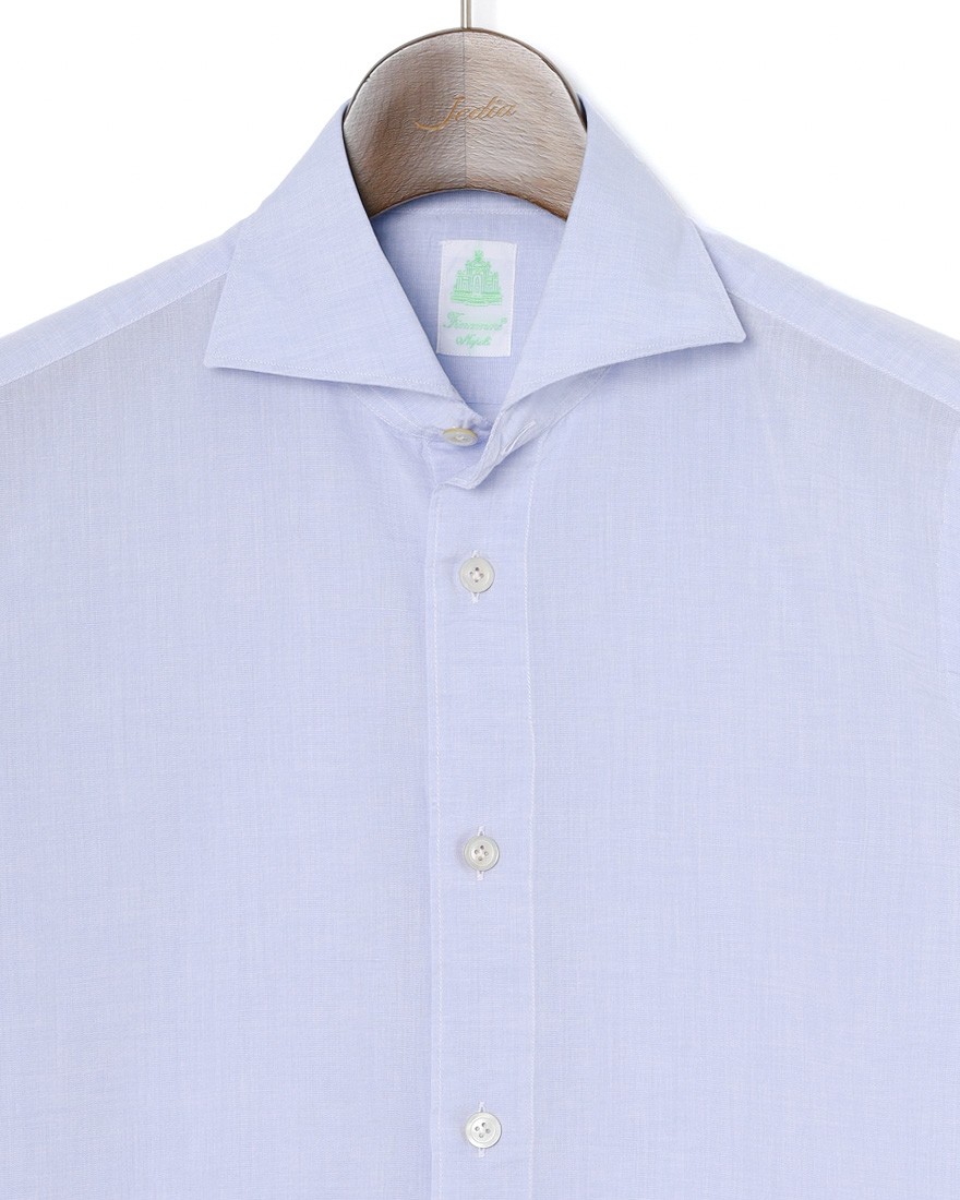 Finamoreコットンリネン カッタウェイシャツ【SIMONE/J/BALI】06l