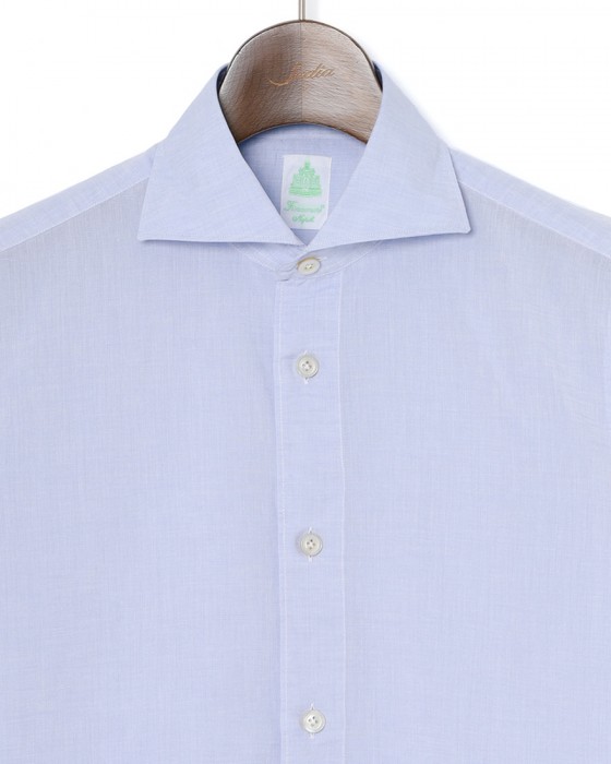 Finamoreコットンリネン カッタウェイシャツ【SIMONE/J/BALI】07l