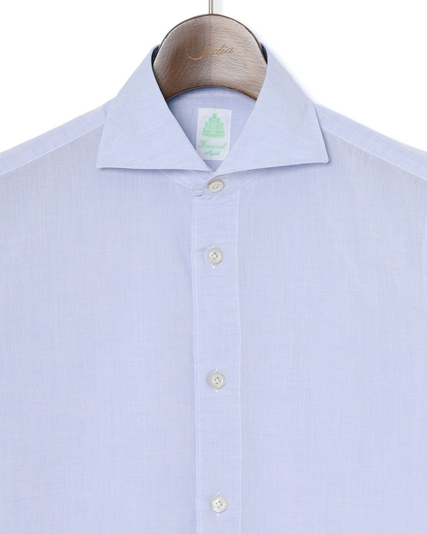Finamoreコットンリネン カッタウェイシャツ【SIMONE/J/BALI】07l