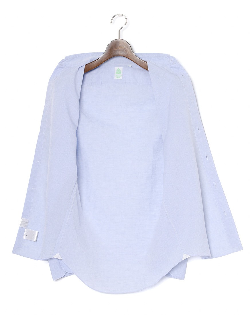 Finamoreコットンリネン カッタウェイシャツ【SIMONE/J/BALI】10l