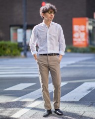 Finamoreコットンリネン カッタウェイシャツ【SIMONE/J/BALI】mb_ma