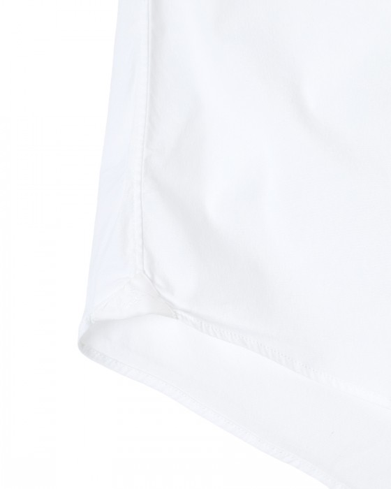 Finamoreソリッド コットンストレッチ カッタウェイシャツ【SIMONE/J/BALI】11l