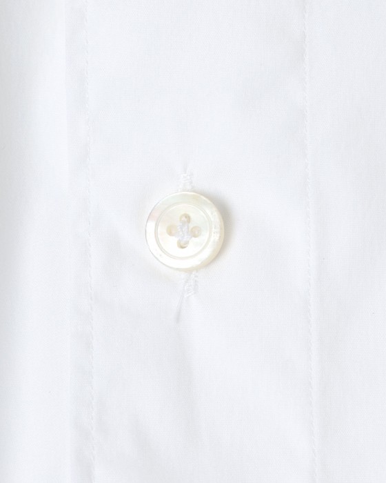 Finamoreソリッド コットンストレッチ カッタウェイシャツ【SIMONE/J/BALI】12l