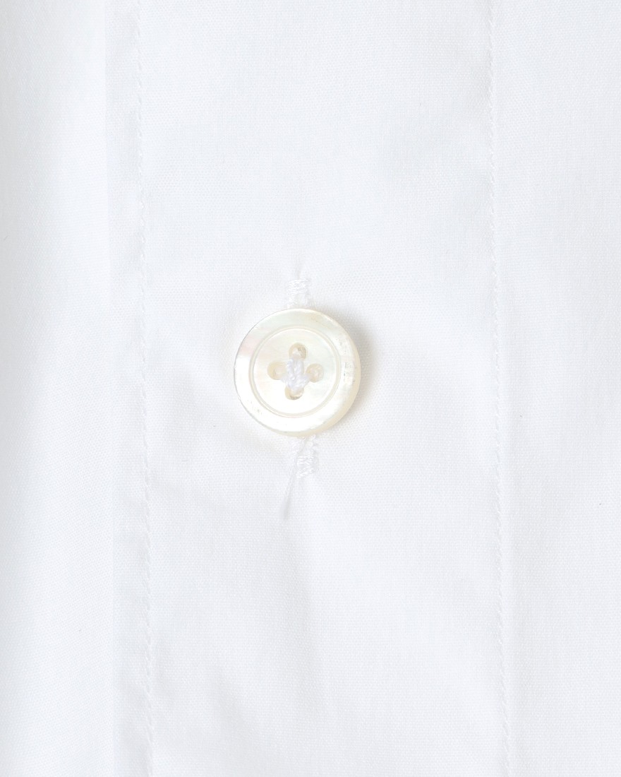 Finamoreソリッド コットンストレッチ カッタウェイシャツ【SIMONE/J/BALI】12l