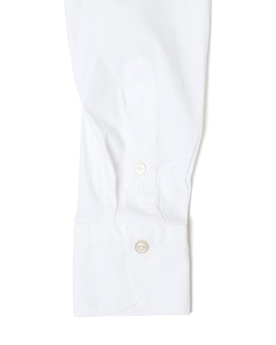 Finamoreソリッド コットンストレッチ カッタウェイシャツ【SIMONE/J/BALI】14l