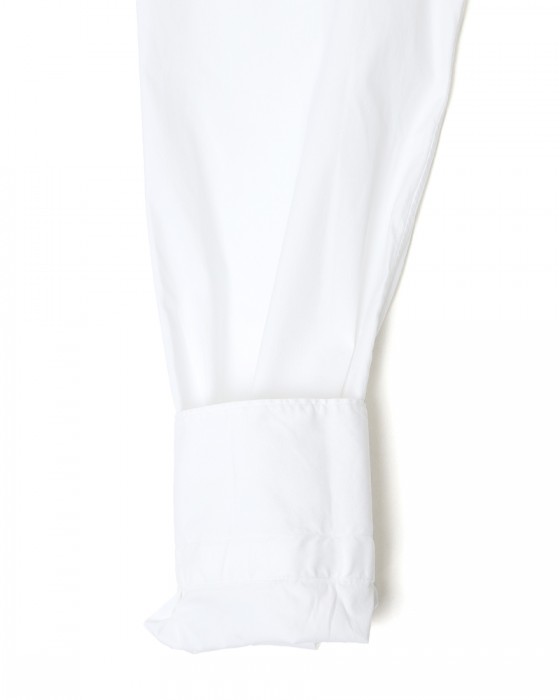 Finamoreソリッド コットンストレッチ カッタウェイシャツ【SIMONE/J/BALI】15l