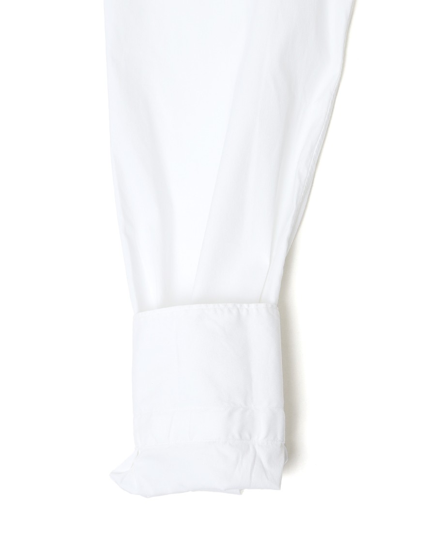 Finamoreソリッド コットンストレッチ カッタウェイシャツ【SIMONE/J/BALI】15l