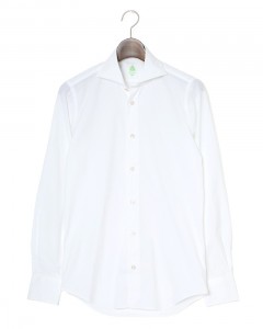 ソリッド コットンストレッチ カッタウェイシャツ【SIMONE/J/BALI】