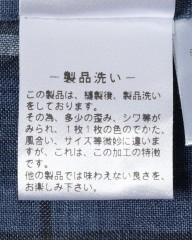 Finamoreリネン チェック カッタウェイシャツ【SIMONE/J/BALI】mb_18l