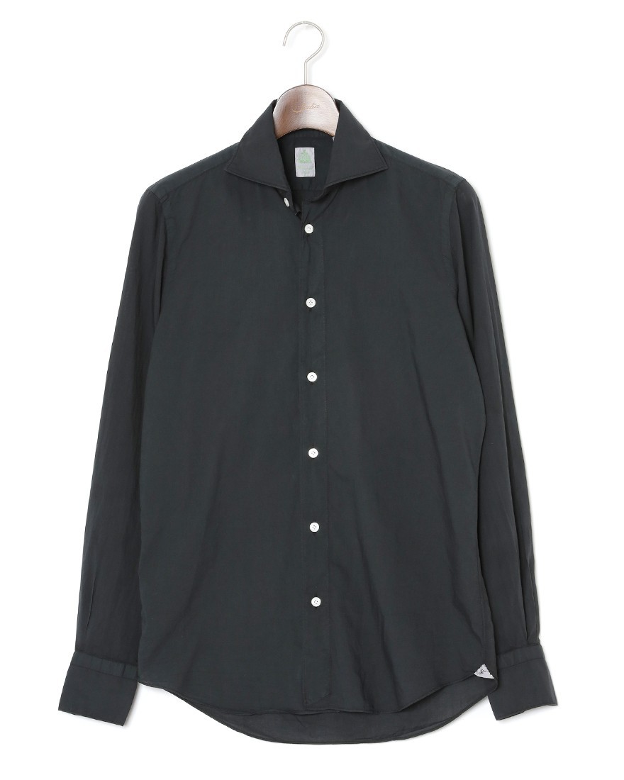 Finamoreガーメントダイ スーパーライトコットン カッタウェイシャツ【SIMONE/J/BALI】ma