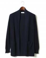 GRAN SASSO(グランサッソ)糸染フレッシュコットン サマーニットロングカーディガン