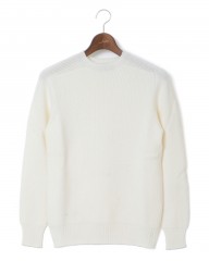 GRAN SASSO（グランサッソ）8G レインウールクルーニット