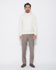 GRAN SASSO12Gソフトコットン モックネックニットmb_12l