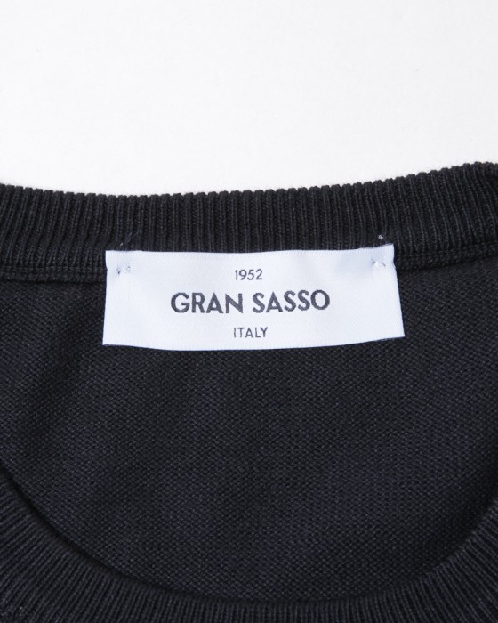 GRAN SASSO12Gソフトコットン クルーネックニット05l
