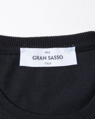 GRAN SASSO12Gソフトコットン クルーネックニットmb_05l