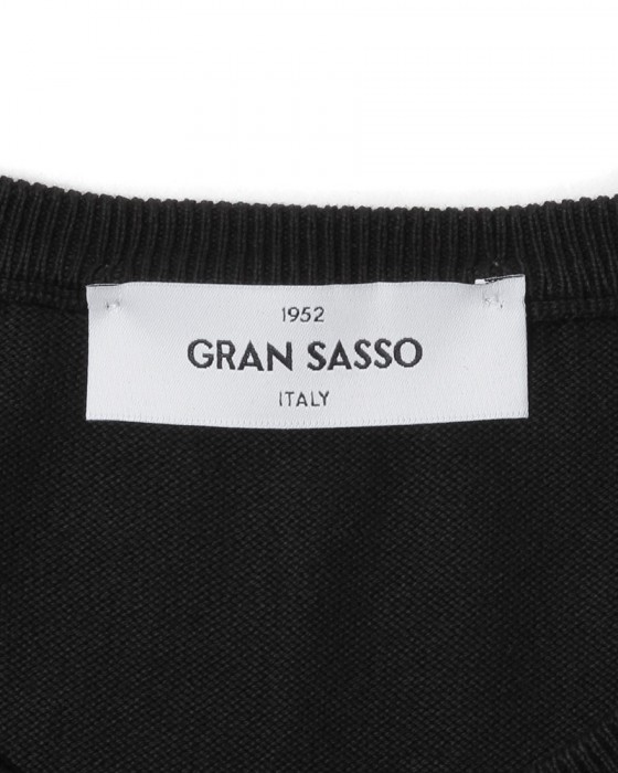 GRAN SASSO12Gソフトコットン クルーネックニット05l