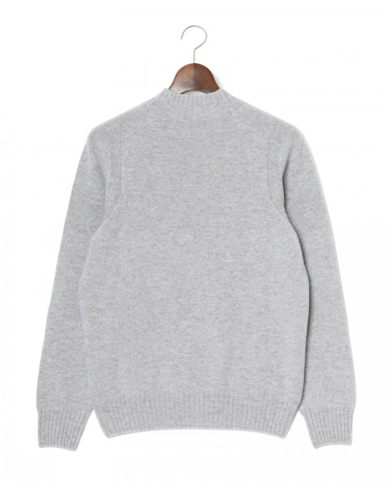 GRAN SASSO8Gジーロンラムウール モックネックニット02l