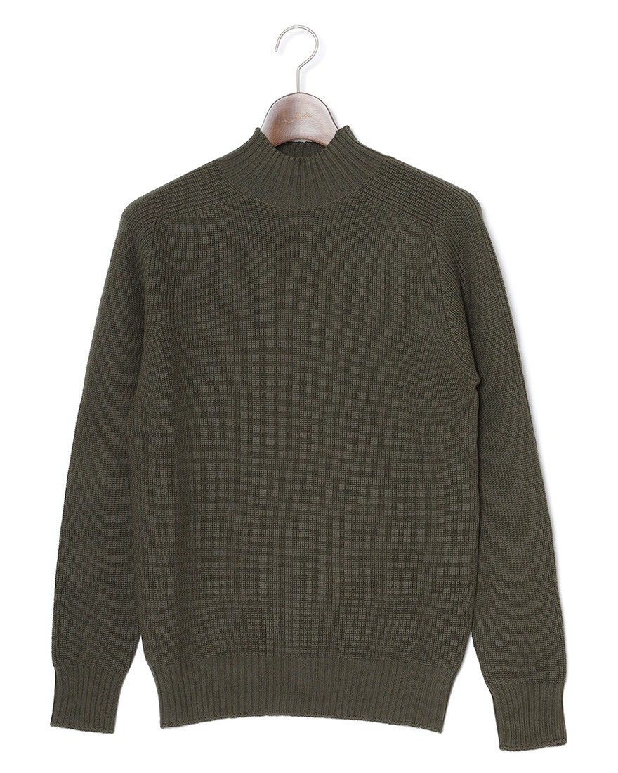 GRAN SASSO8Gレインウール モックネックニット