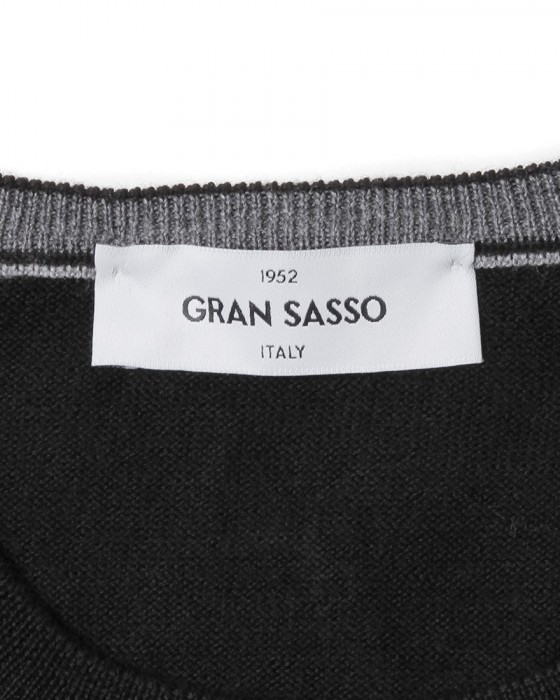 GRAN SASSO12Gメリノウール クルーネックニット06l