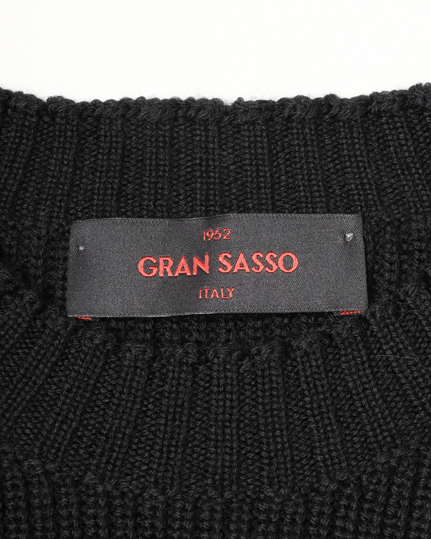 GRAN SASSO8Gレインウール クルーニット05l