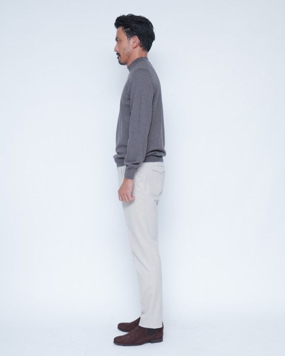 GRAN SASSO12Gメリノウール モックネックニット14l