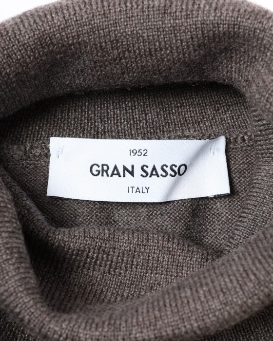 GRAN SASSO12Gメリノウール タートルネックニット05l