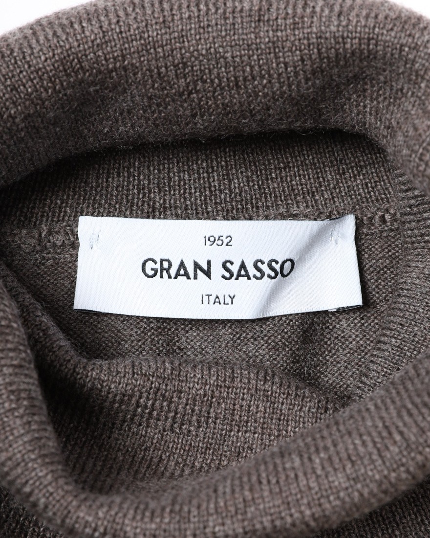GRAN SASSO12Gメリノウール タートルネックニット05l