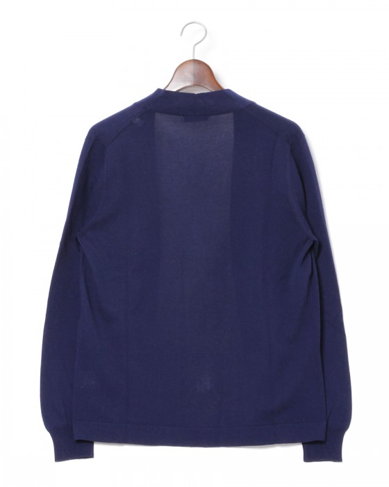 GRAN SASSO12G フレッシュコットンニット ボタンレスカーディガン02l