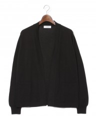GRAN SASSO12G フレッシュコットンニット ボタンレスカーディガンmb_c0
