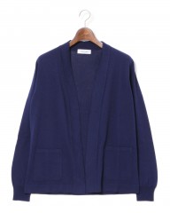 GRAN SASSO12G フレッシュコットンニット ボタンレスカーディガンmb_c1