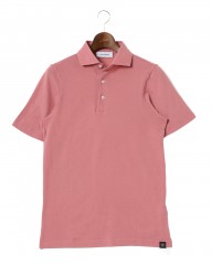 GRAN SASSOコットン 70双糸 鹿の子 ドレスポロシャツmb_c4