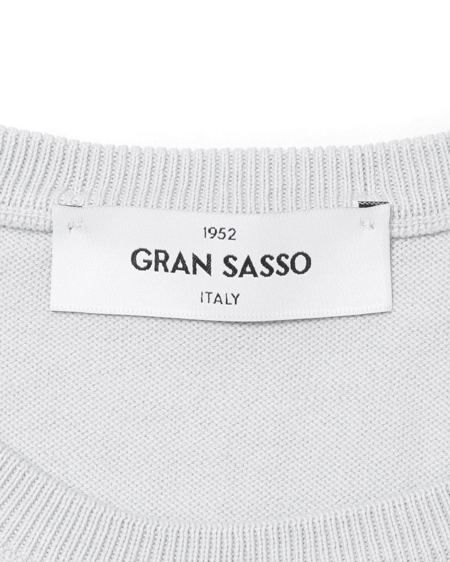 GRAN SASSO12G ソフトコットン ショートスリーブニットT05l