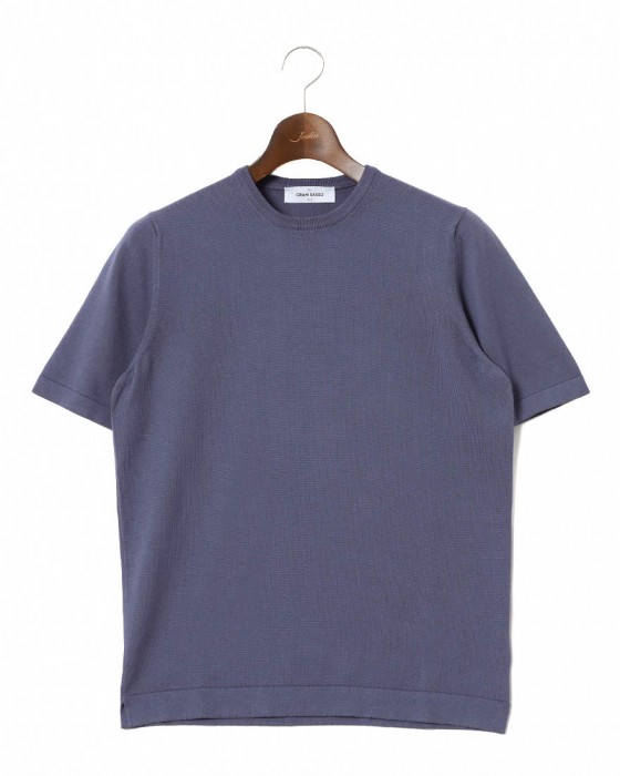 GRAN SASSOソフトコットン 12G ショートスリーブ ニットTma
