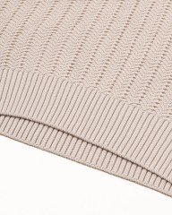 GRAN SASSOオーガニックコットン スキッパーニットポロmb_09l