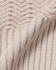 GRAN SASSOオーガニックコットン スキッパーニットポロmb_11l