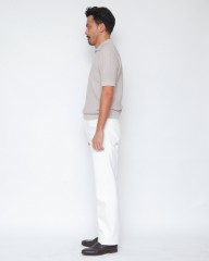 GRAN SASSOオーガニックコットン スキッパーニットポロmb_17l