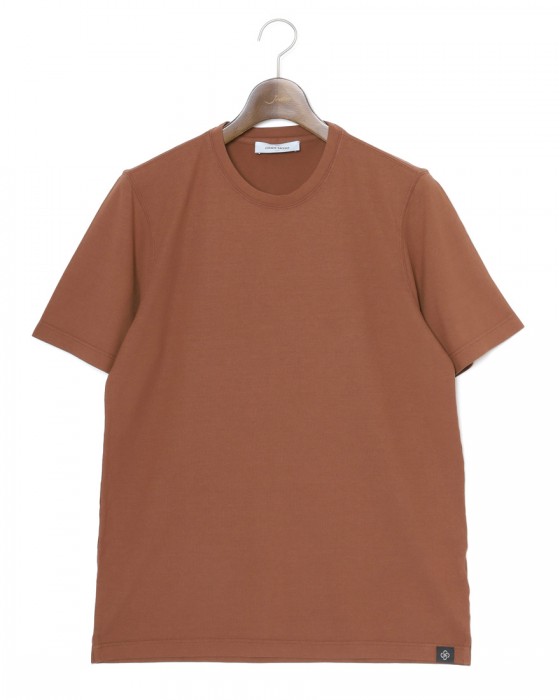 GRAN SASSO接触冷感コットン クルーネックTシャツc1