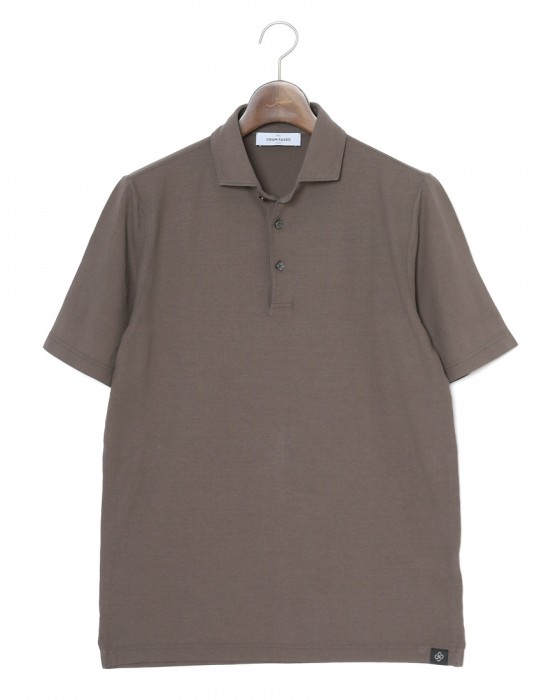 GRAN SASSO接触冷感コットン ポロシャツma